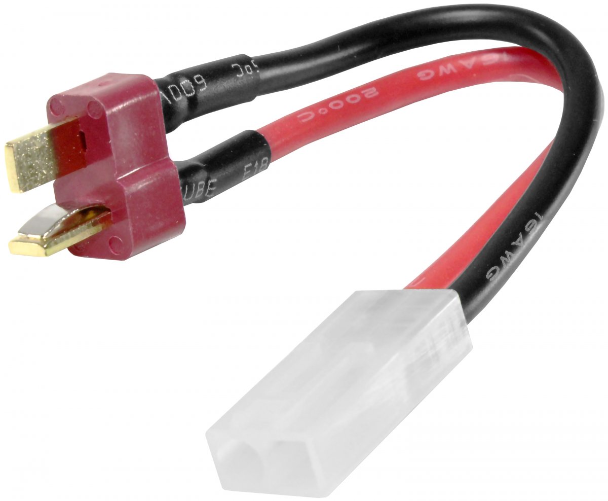 Переходник MK Battery Adapter T-Connector ПАПА — Mini Tamiya МАМА с проводом (арт. AS-BA0074)