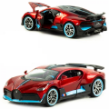 Машинка металлическая Bugatti Divo 1:32 RED