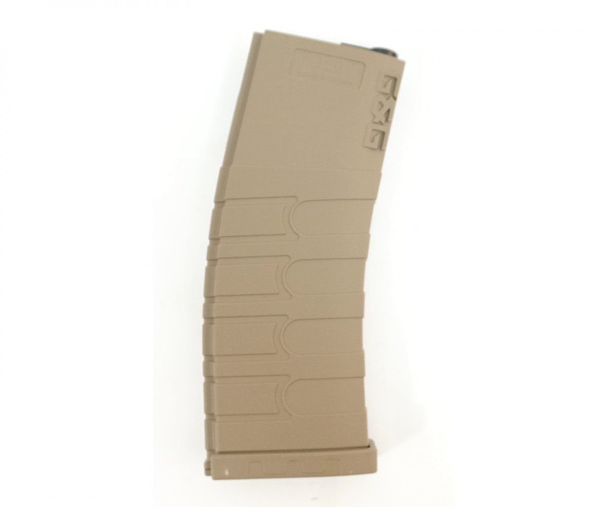 Магазин механический G&G G-08-101-3 (Magpul PMAG style) для M4/M16, Mid‑Cap на 120 шаров Tan/Black