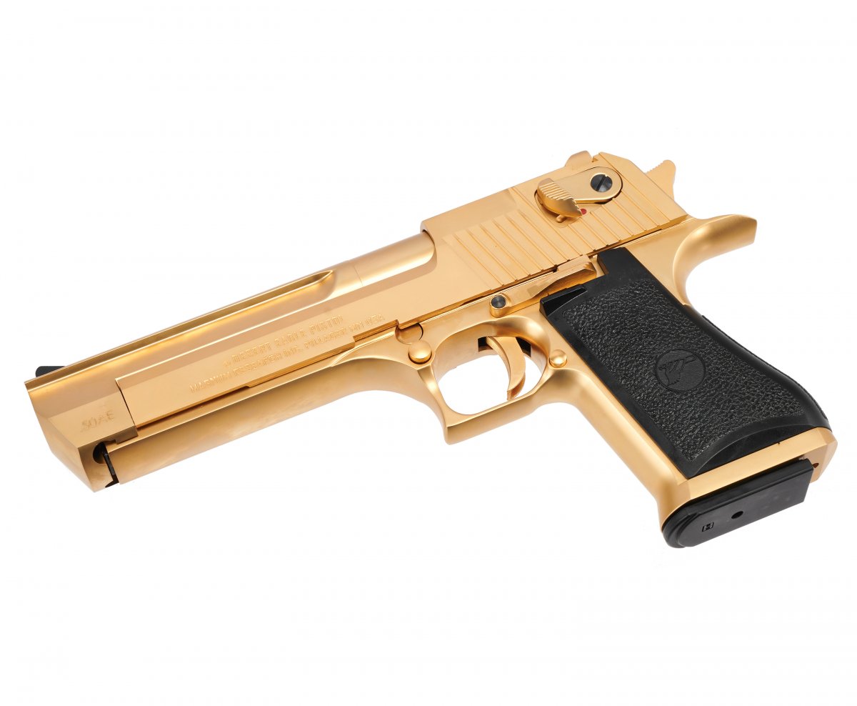 Страйкбольный пистолет WE Desert Eagle (позолоченный, CG-DE0103)