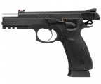 Страйкбольный пистолет KJW CZ-75 SP-01 Shadow CO₂ GBB Black