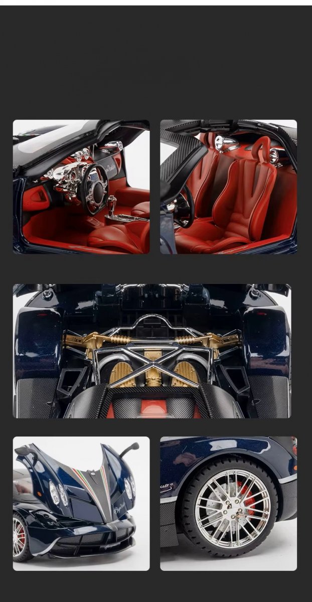 Металлическая машинка Pagani Huayra / Пагани Уайра 1:18 Blue