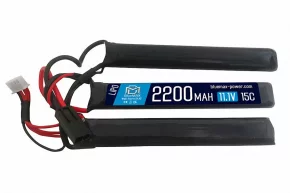 Аккумулятор BlueMax 11.1V Li-Po 2200mAh 15C трехлепестковый (Triple) 12*21*102