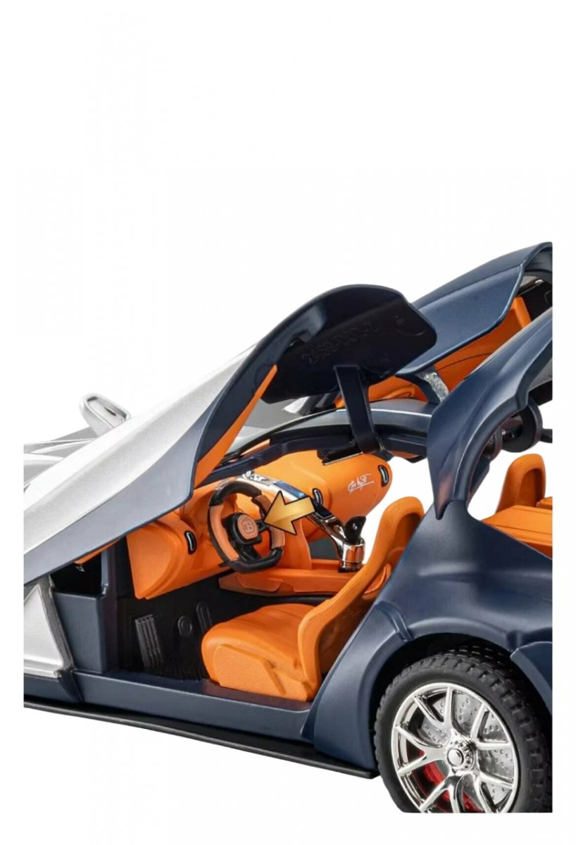 Машинка металлическая Bugatti Atlantic 1:24 SILVER