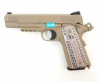 Страйкбольный пистолет WE Colt M45A1 Tan (WE-E015-TAN)