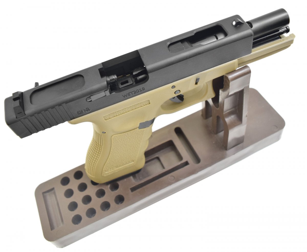 Страйкбольный пистолет WE Glock-18 Gen.3 Tan (WE-G002A-TAN)