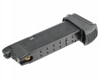 Магазин MG-G17C для газового пистолета Glock CO₂ (WE), металлический, 25 шаров, с накладками на рукоять
