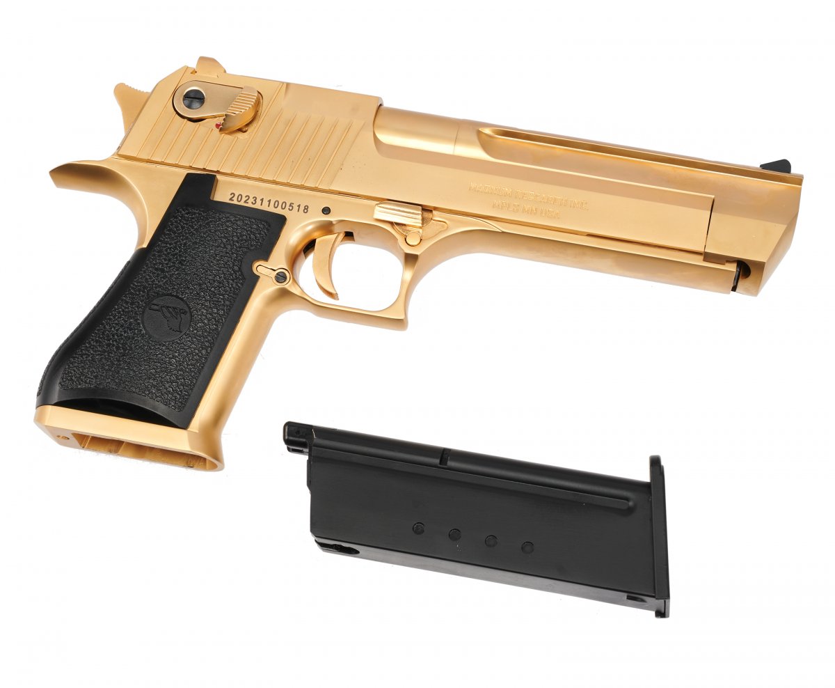 Страйкбольный пистолет WE Desert Eagle (позолоченный, CG-DE0103)