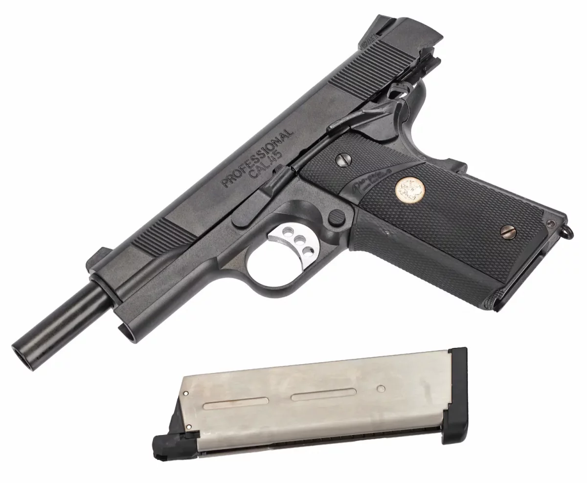 Страйкбольный пистолет Tokyo Marui COLT M1911A1 M.E.U. — GBB, регулируемый Hop-Up, компактный хват