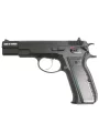 Страйкбольный пистолет KJW CZ75 KP-09 GAS — чёрный, GBB 6 мм, регулируемый Hop-Up