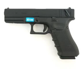 Страйкбольный пистолет WE Glock-18 Gen.4, сменные накладки (WE-G002B-BK)
