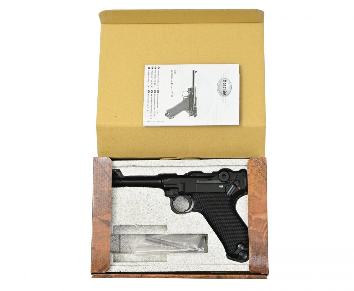 Пневматический пистолет Umarex P.08 Parabellum (BB, Blowback)