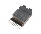 Тестер-индикатор низкого заряда Li-Po Low Voltage Alarm Buzzer / Indicator (1-8S)
