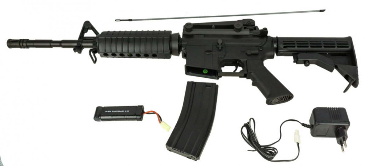 Страйкбольный автомат Cyma М4A1 Carbine, пластик (CM.603)
