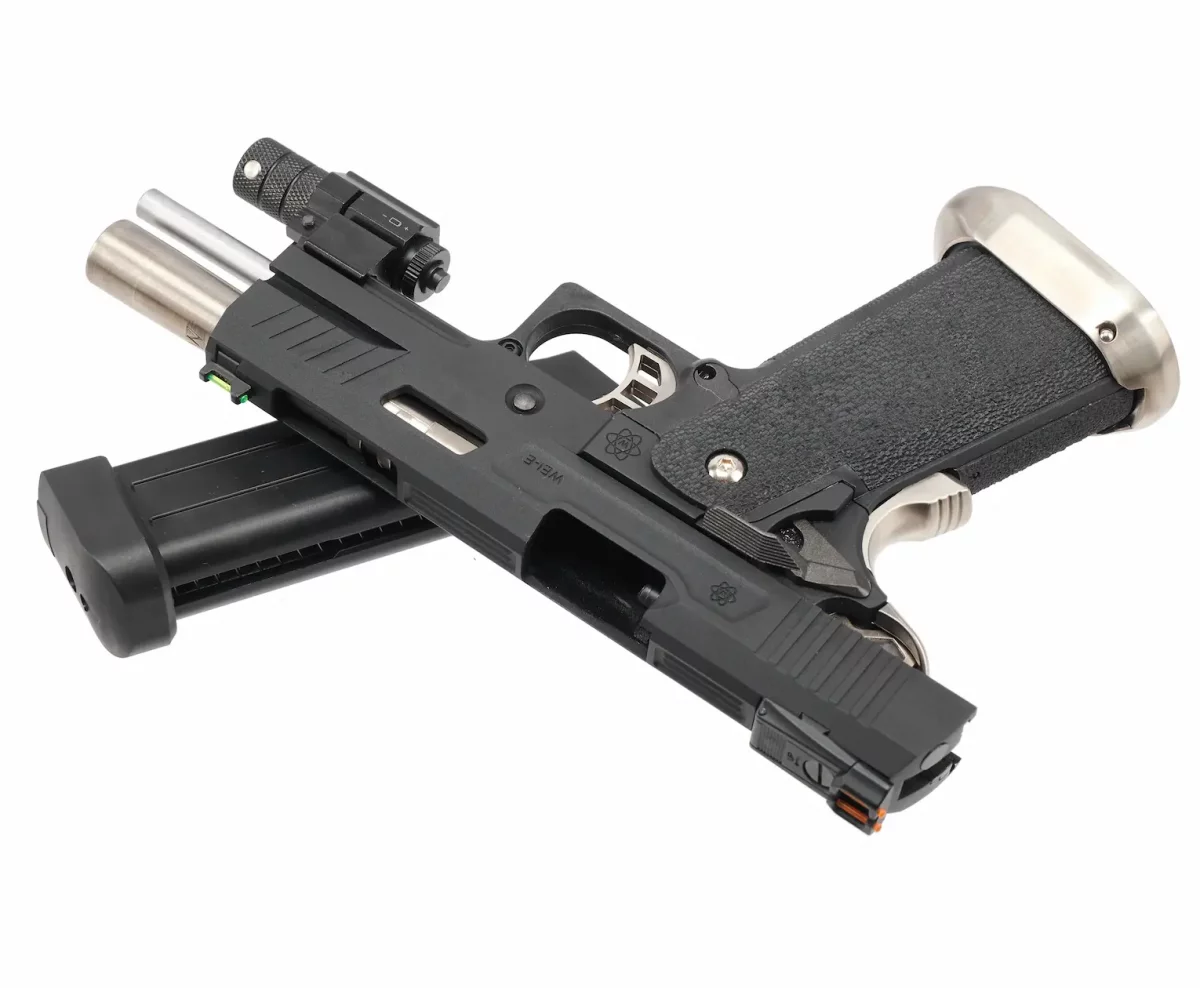Страйкбольный пистолет WE Hi-Capa 5.1 WET REX Long (WE-H001WET-BK) — GBB, 6 мм, Black