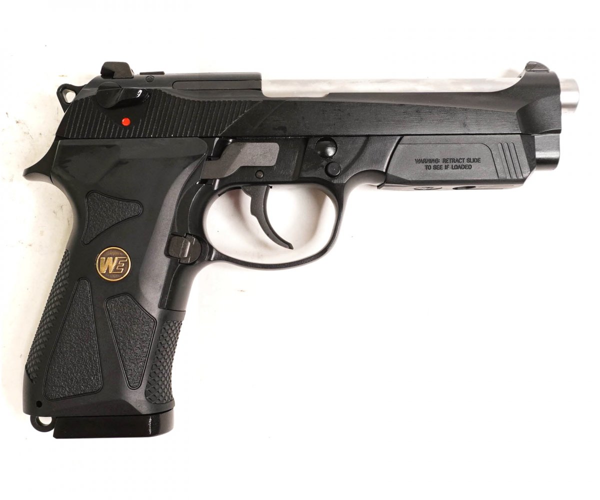 Страйкбольный пистолет WE Beretta 90-Two GBB (WE-M015-BK)