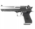 Страйкбольный пистолет WE Desert Eagle Silver (GAS, GBB, WE-950507)