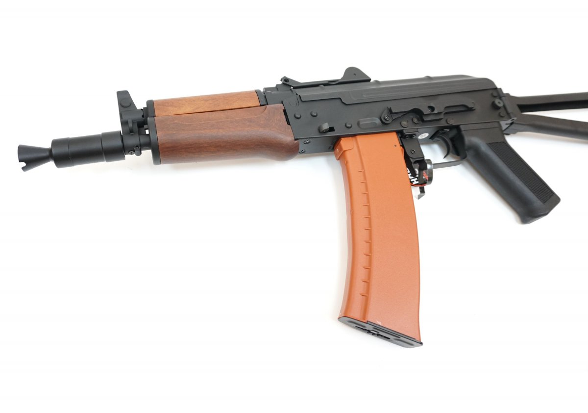 Страйкбольный автомат Cyma RКС-74У, с деревянным цевьём (CM045A)