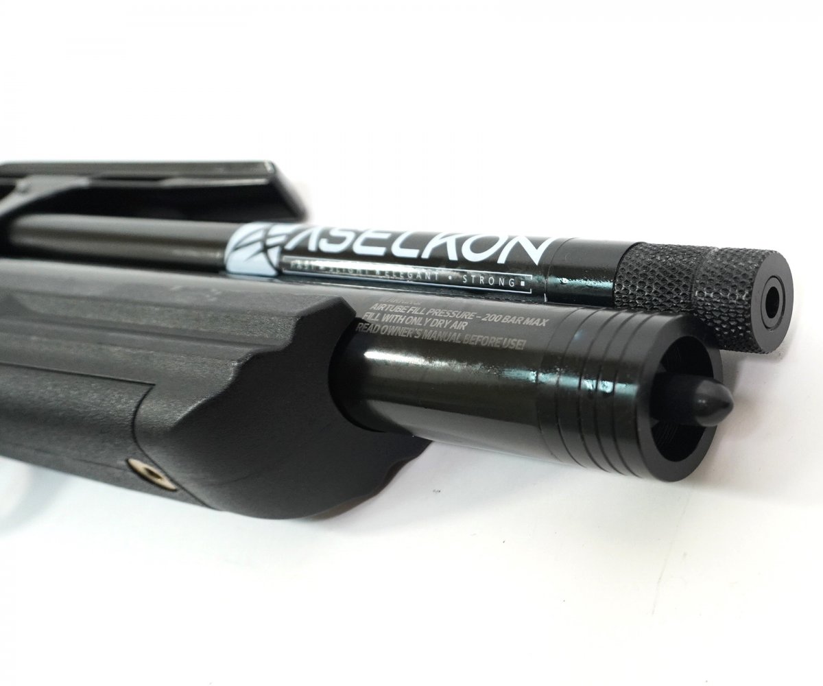 Пневматическая винтовка Aselkon MX-7S, L=450 (пластик, PCP, 3 Дж) 5,5 мм