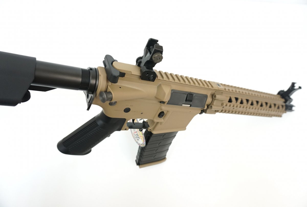Страйкбольный автомат G&G CM18 MOD1 Desert/Black (EGC-18P-MD1-DNB-NCM)