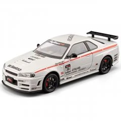 Металлическая машинка Nissan Skyline GT-R R34 1:24