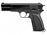 Страйкбольный пистолет WE-B003 Browning Hi-Power Mk3 (металл, черный)