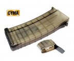 Магазин бункерный Cyma Flash для АК Bulgaria, 450 шаров, прозрачный (C.106L)