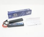BlueMax 7.4V Lipo 3300mAh 30C двухлепестковый 19*21*128 Аккумулятор BlueMAX Li-Po 7.4V 3300mah 30C, 2 x (128x21x19) мм (нунчаки)