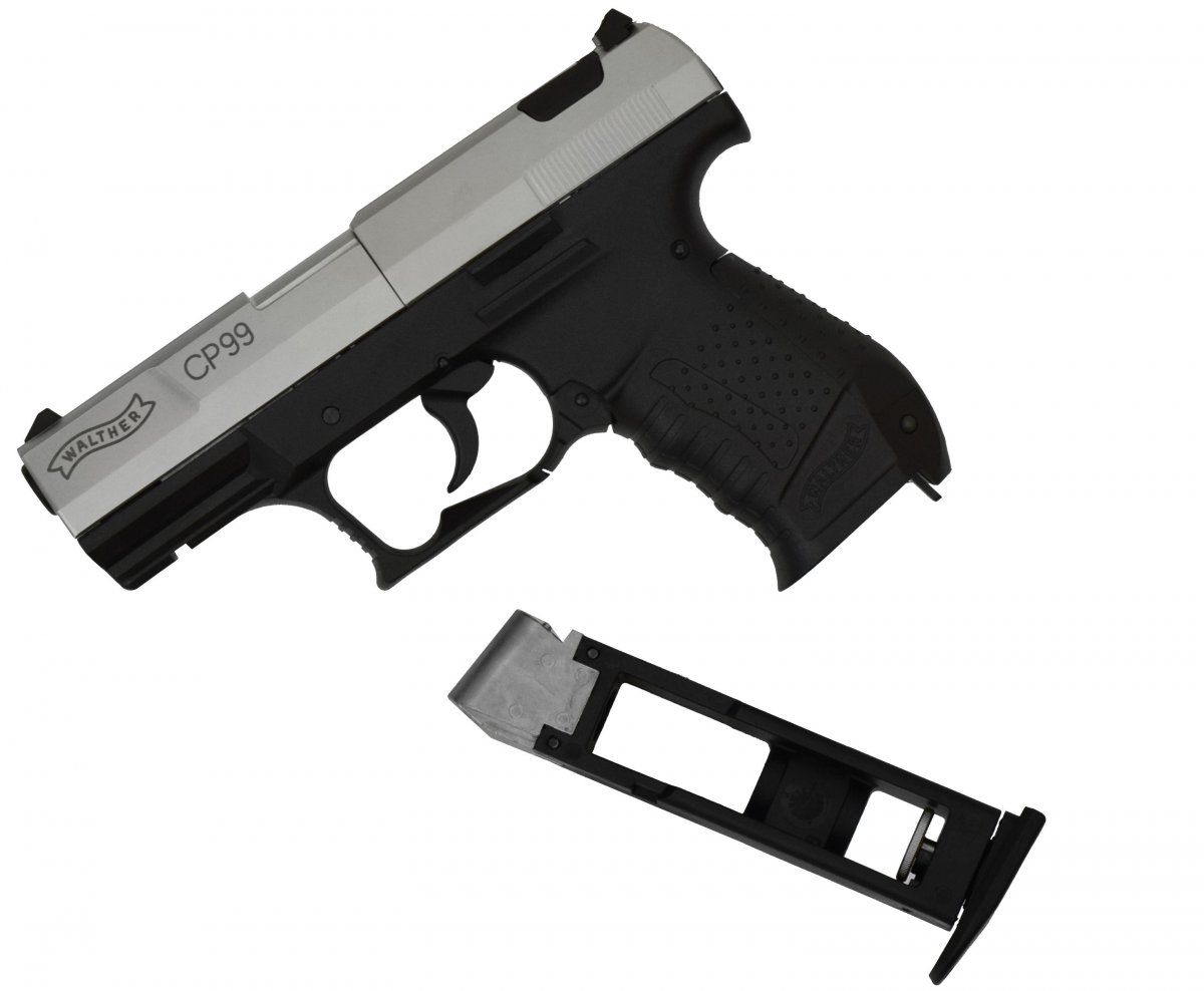 Пневматический пистолет Umarex Walther CP99 Nickel