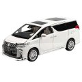 Машинка инерционная Toyota Alphard 1:18, металлическая, со светом и звуком, масштабная модель
