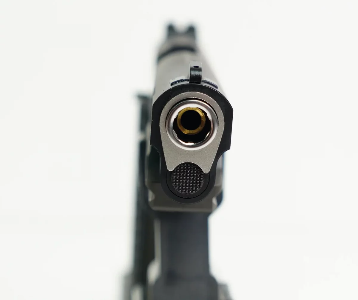 Страйкбольный пистолет Tokyo Marui Colt M1911A1 Night Warrior — GBB, 6 мм, Hop-Up, Picatinny