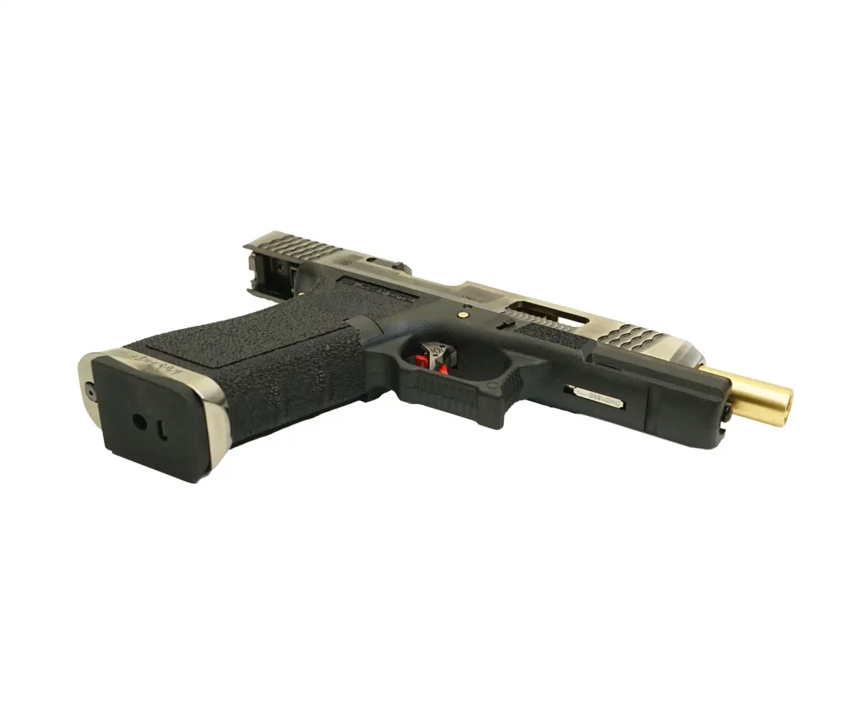 Страйкбольный пистолет WE Glock 34 G-Force (WE-G008WET-3) — металл-слайд, чёрная рама, 6 мм