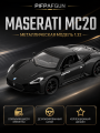 Машинка металлическая Maserati MC20 1:32 Black