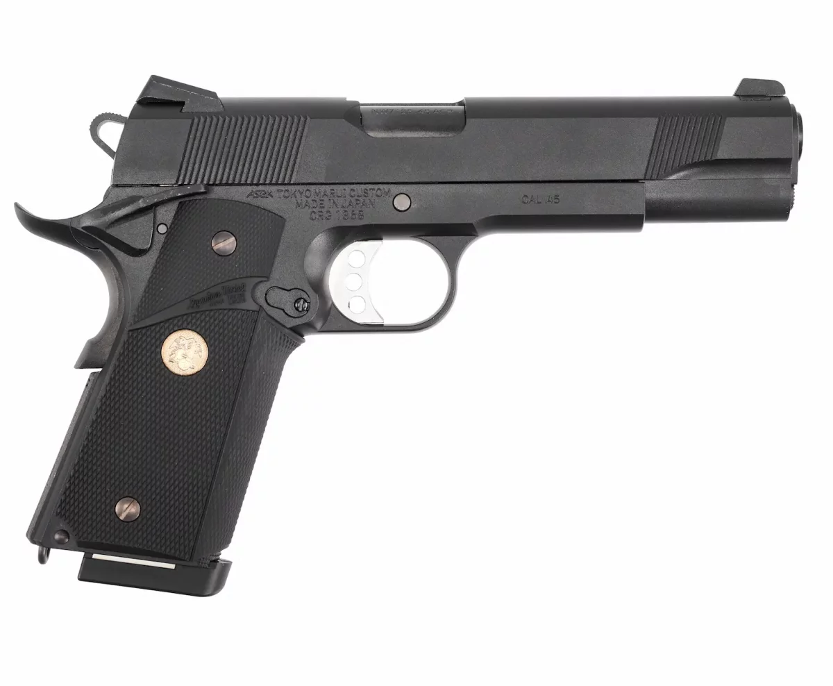 Страйкбольный пистолет Tokyo Marui COLT M1911A1 M.E.U. — GBB, регулируемый Hop-Up, компактный хват