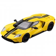 Металлическая машинка Ford GT 1:24 Желтая