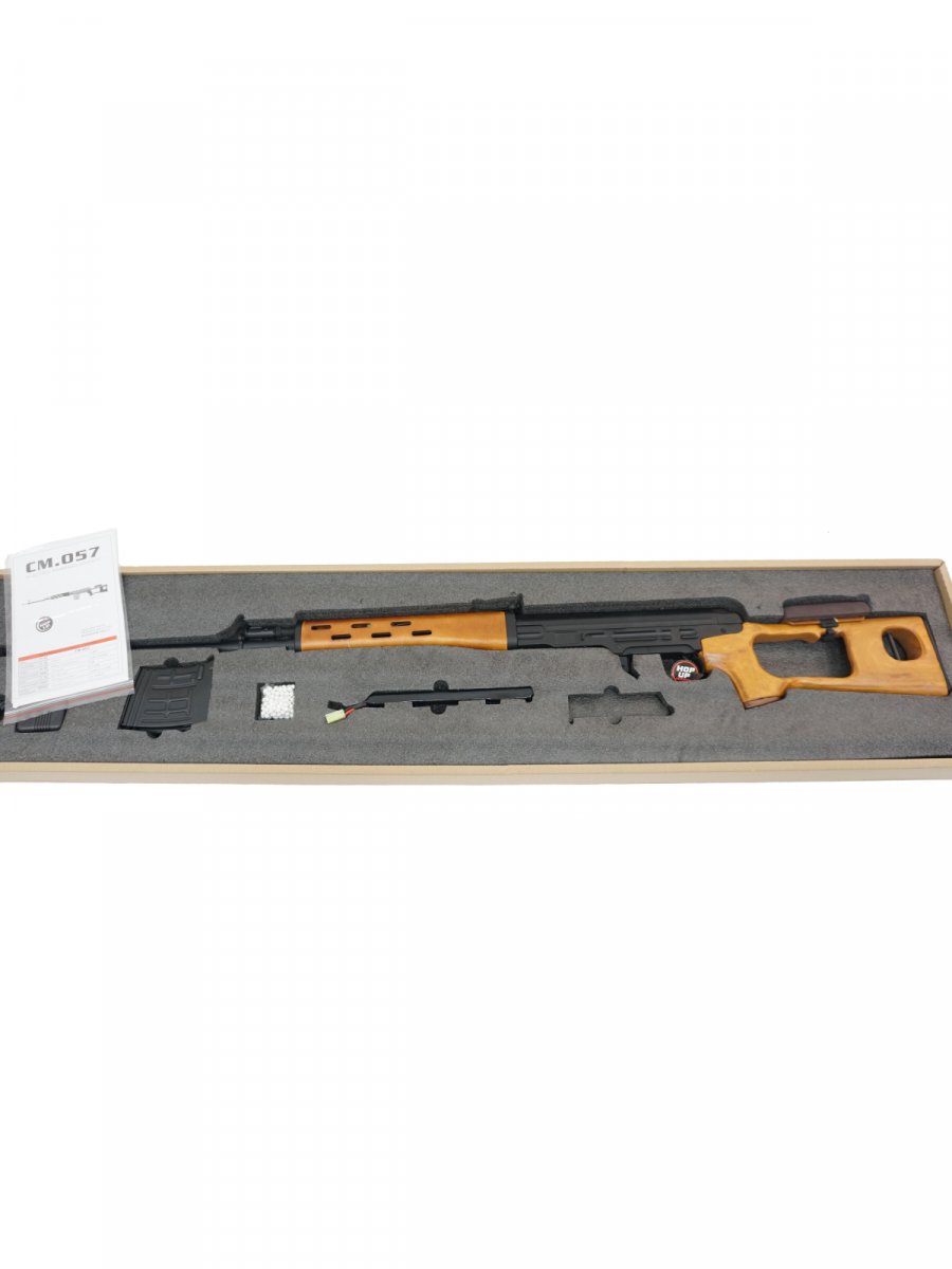Страйкбольная винтовка CYMA LONG AEG WOOD CM.057 полуавтоматическая