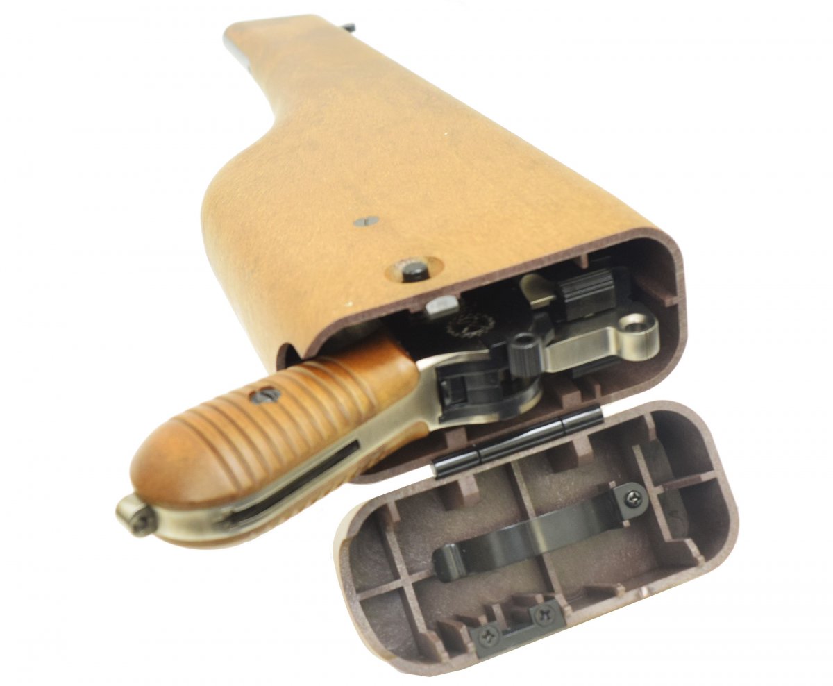 Страйкбольный пистолет WE WE-712-SV (6 мм, Mauser 712 с прикладом)