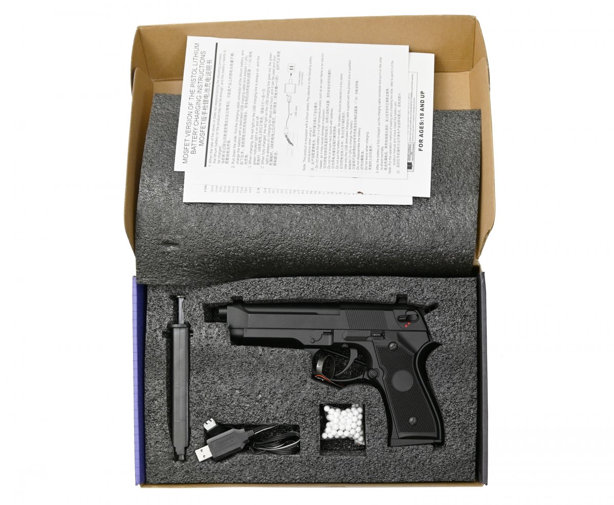 Страйкбольный пистолет Cyma Beretta M92 (AEP, CM126S)