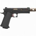 Страйкбольный пистолет GBB KJW M1911 COLT Hi-Capa KP-19.GAS (KP-19.GAS), чёрный