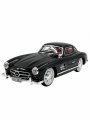 Машинка металлическая Mercedes Benz 300SL 1:18 Чёрная