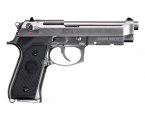 Страйкбольный пистолет WE Beretta M9A1 New Rail Silver