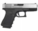 Страйкбольный пистолет WE Glock 19 Gen 3 (WE-G003A-SV, серебро, 6 мм)