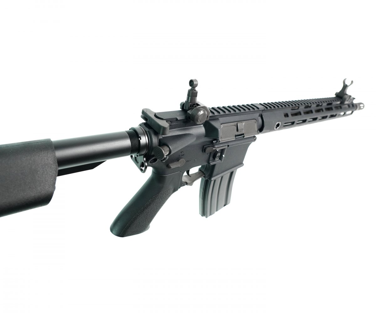 Страйкбольный автомат Cyma AR15 M-lok Mosfet Edition BK (CM.623)