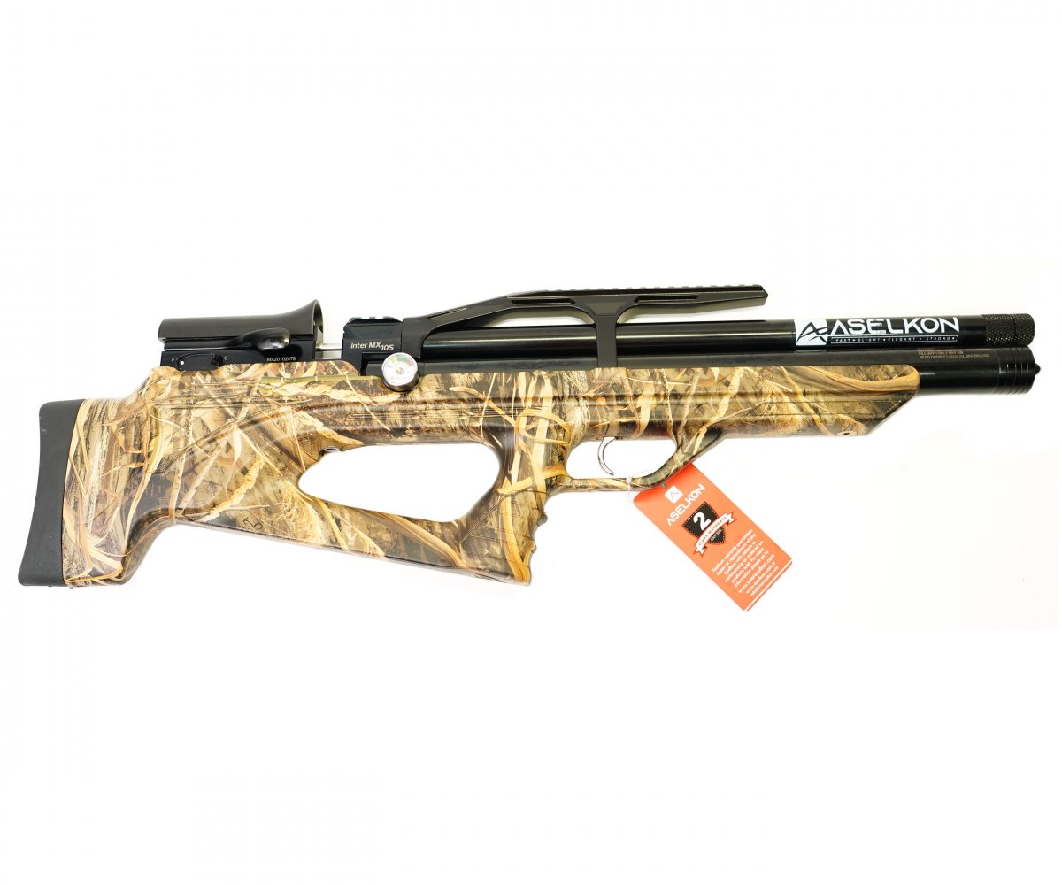 Пневматическая винтовка Aselkon MX-10S Camo Max-5 (PCP, 3 Дж) 5,5 мм