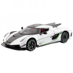 Машинка металлическая Koenigsegg Jesko Absolut 1:24 Белая