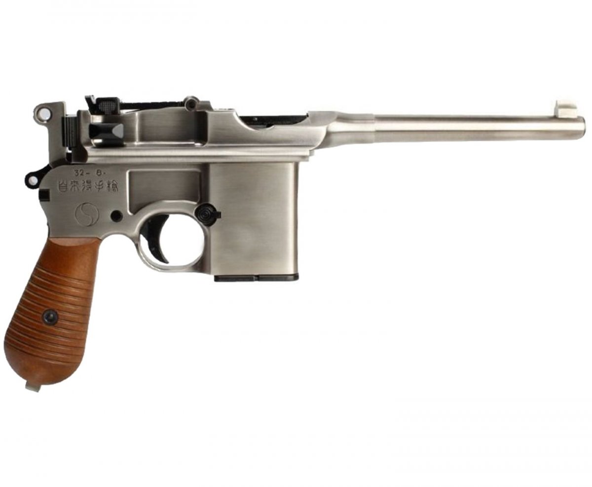 Страйкбольный пистолет WE WE-712-SV (6 мм, Mauser 712 с прикладом)