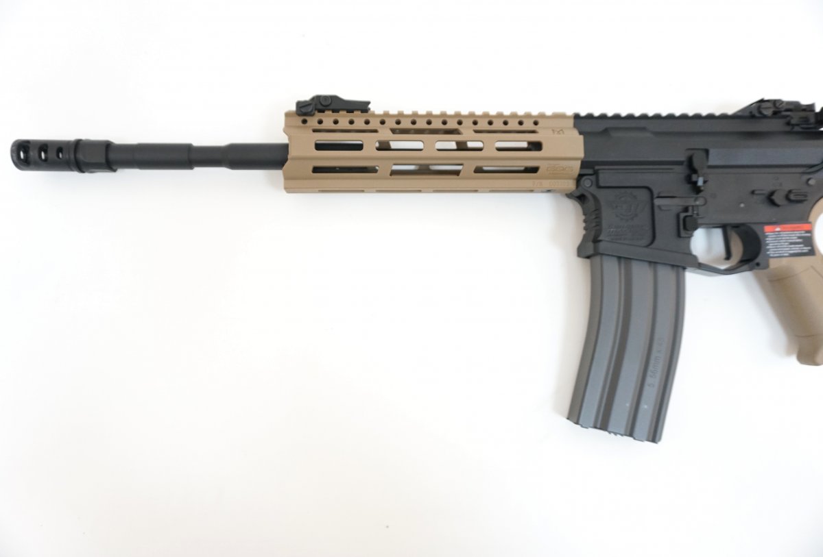 Страйкбольный автомат G&G CM16 Raider L 2.0E Desert (EGC-16P-R2E-DNB-NCM)
