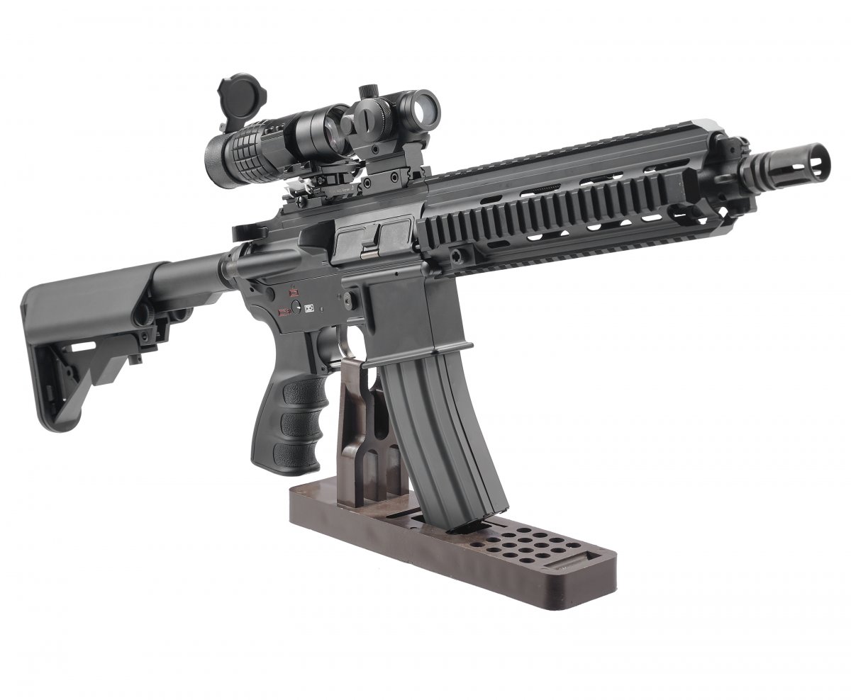 Страйкбольный автомат G&G T4-18 Black (HK416) TGR-418-SHT-BBB-NCM