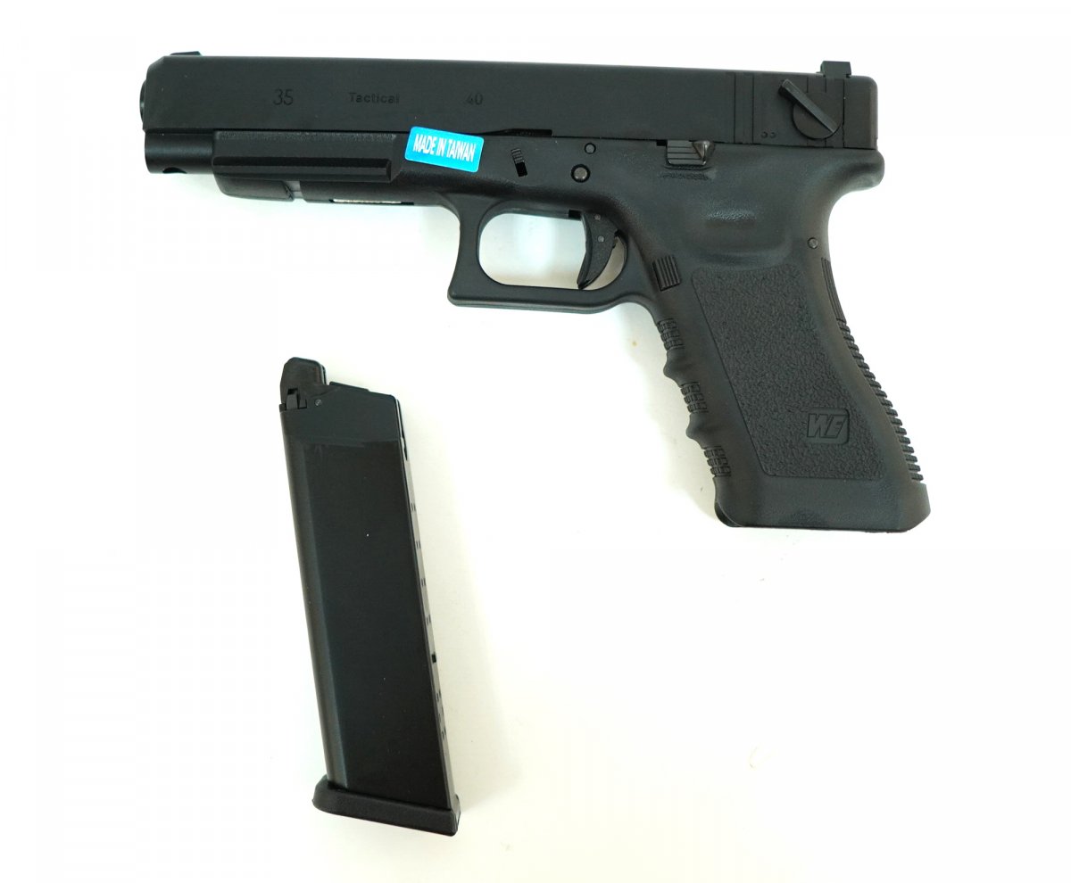 Страйкбольный пистолет WE Glock-35 Gen.3 Black (WE-G009A-BK)