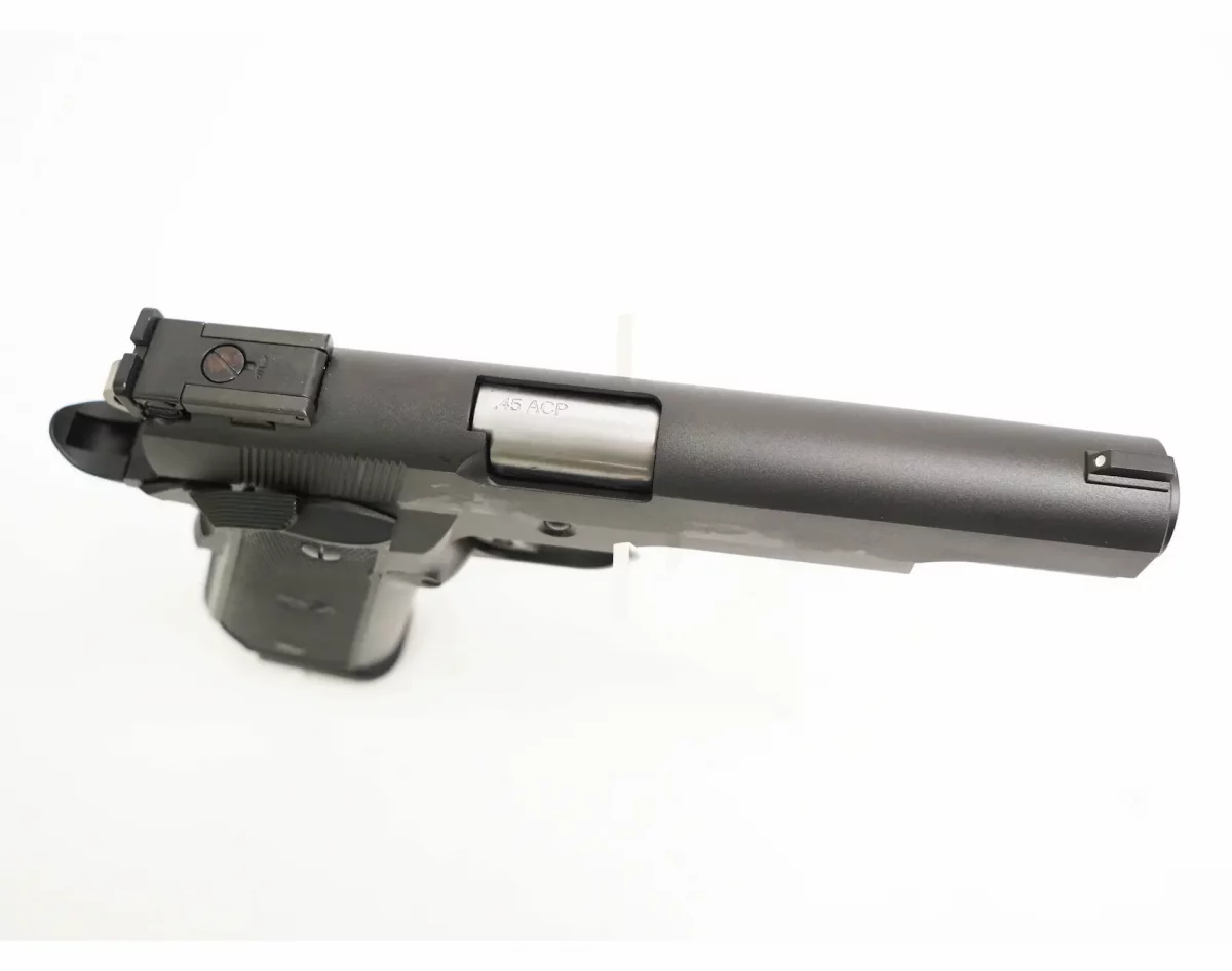 Страйкбольный пистолет WE Colt M1911 P14-45 CO₂ (WE-E004B-CO2)